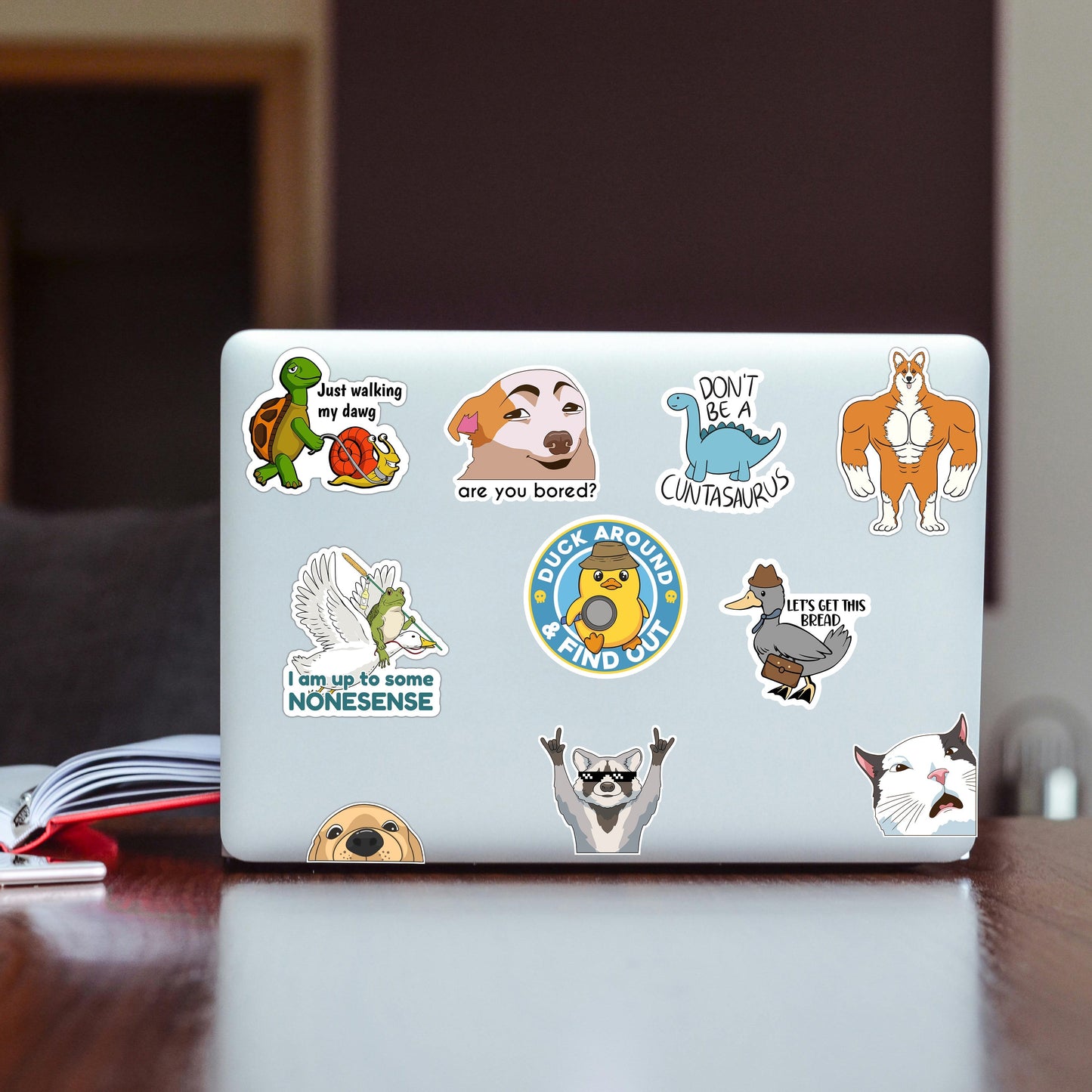 110 PCS Funny Animal Meme Stickers
