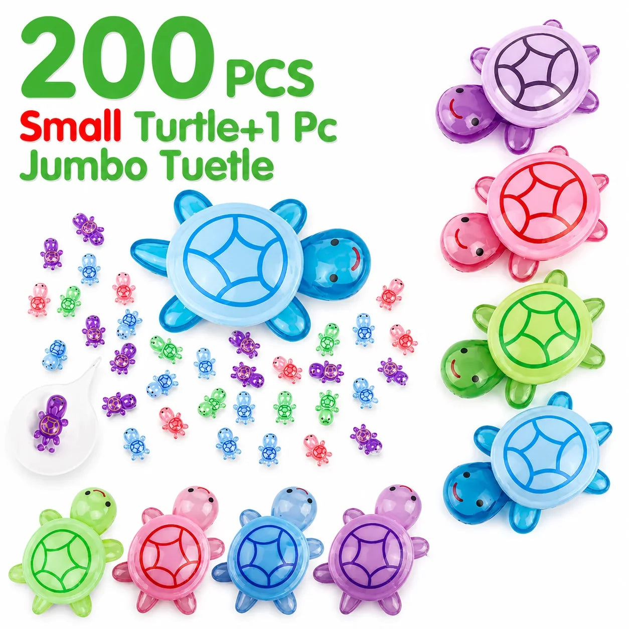 Glow-in-the-Dark Mini Turtles for Fairy Gardens & Aquariums