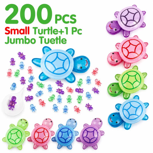 Glow-in-the-Dark Mini Turtles for Fairy Gardens & Aquariums
