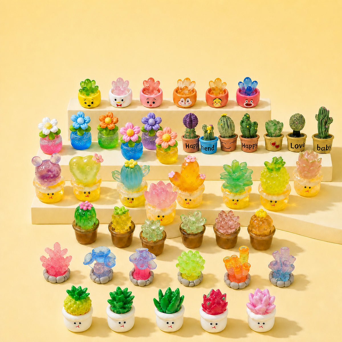 Glow-in-the-Dark Mini Potted Plant Mystery Bags