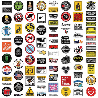 224 PCS Hard Hat Stickers for Adults