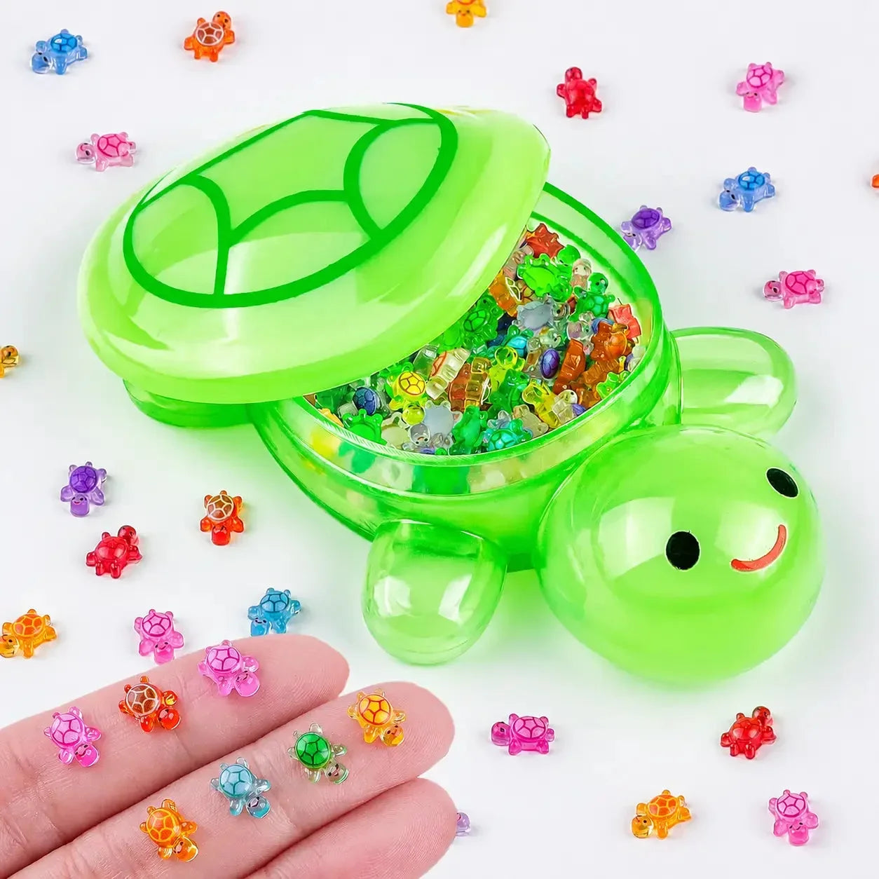 Glow-in-the-Dark Mini Turtles for Fairy Gardens & Aquariums