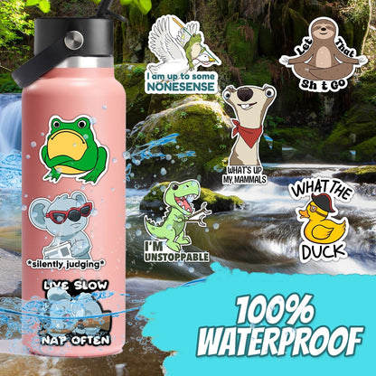 110 PCS Funny Animal Meme Stickers
