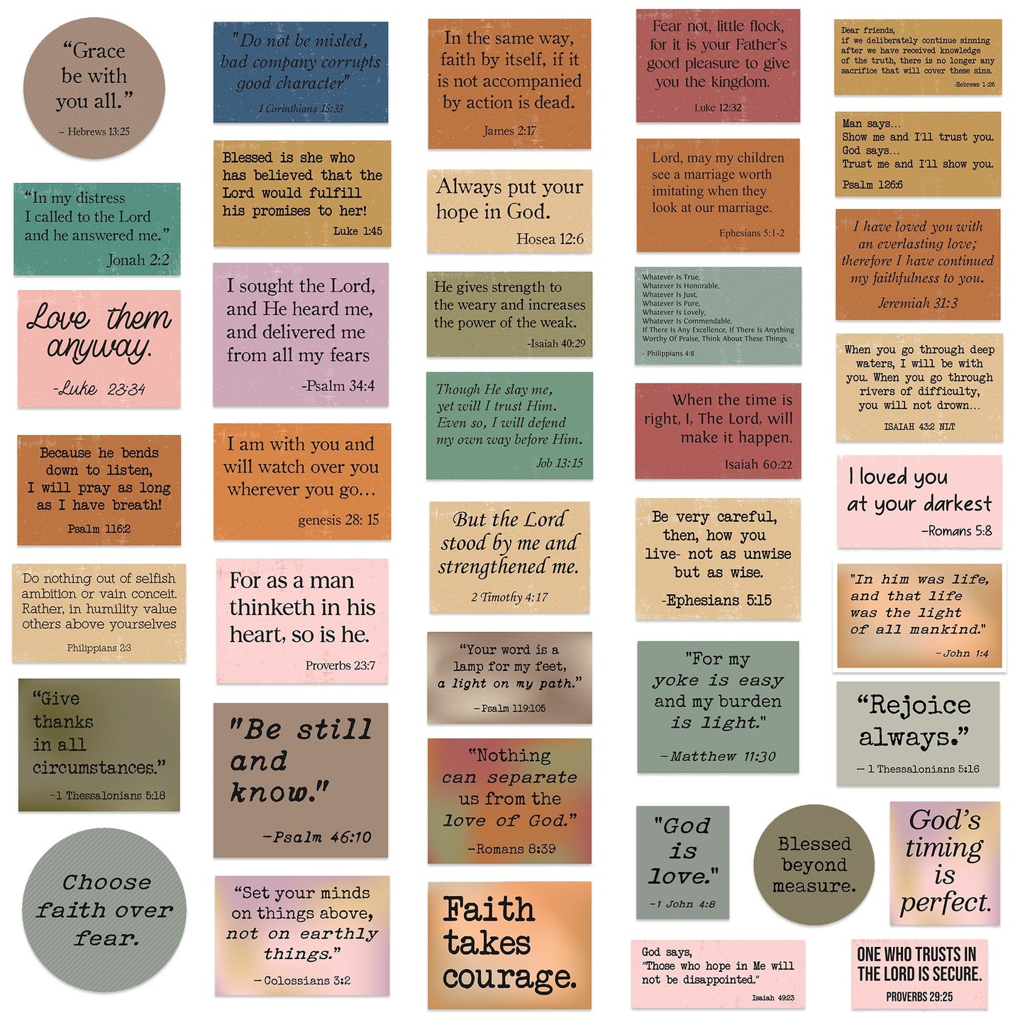 150 PCS Christian Bible Verse Stickers