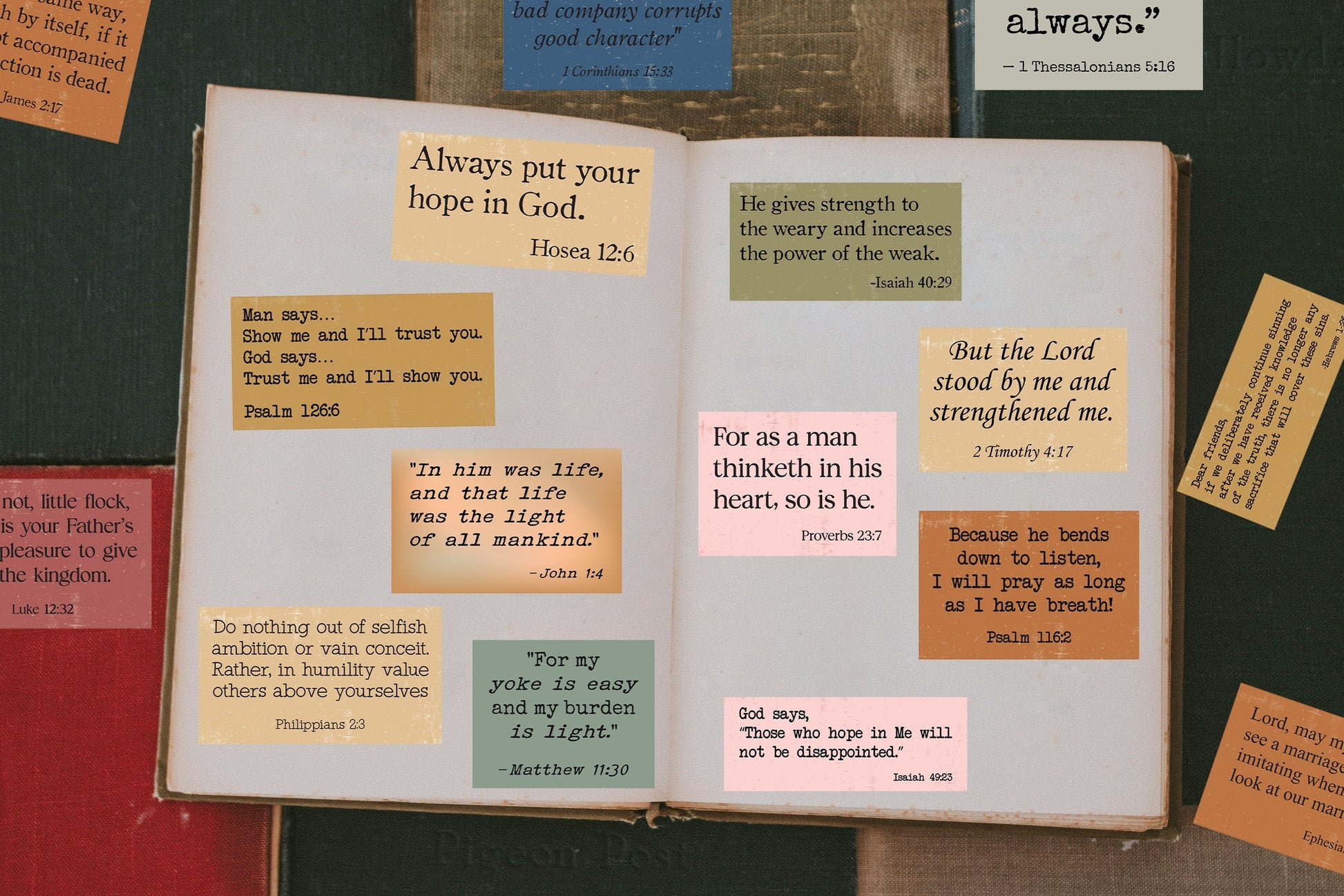 150 PCS Christian Bible Verse Stickers