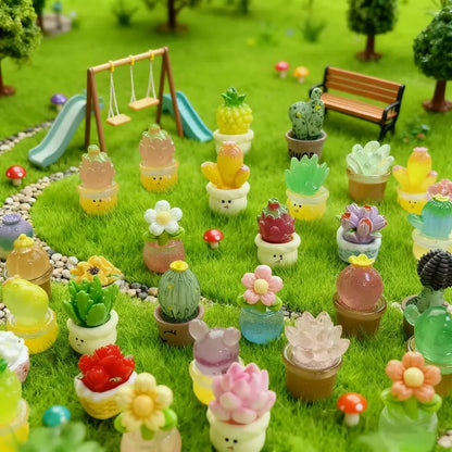 Glow-in-the-Dark Mini Potted Plant Mystery Bags