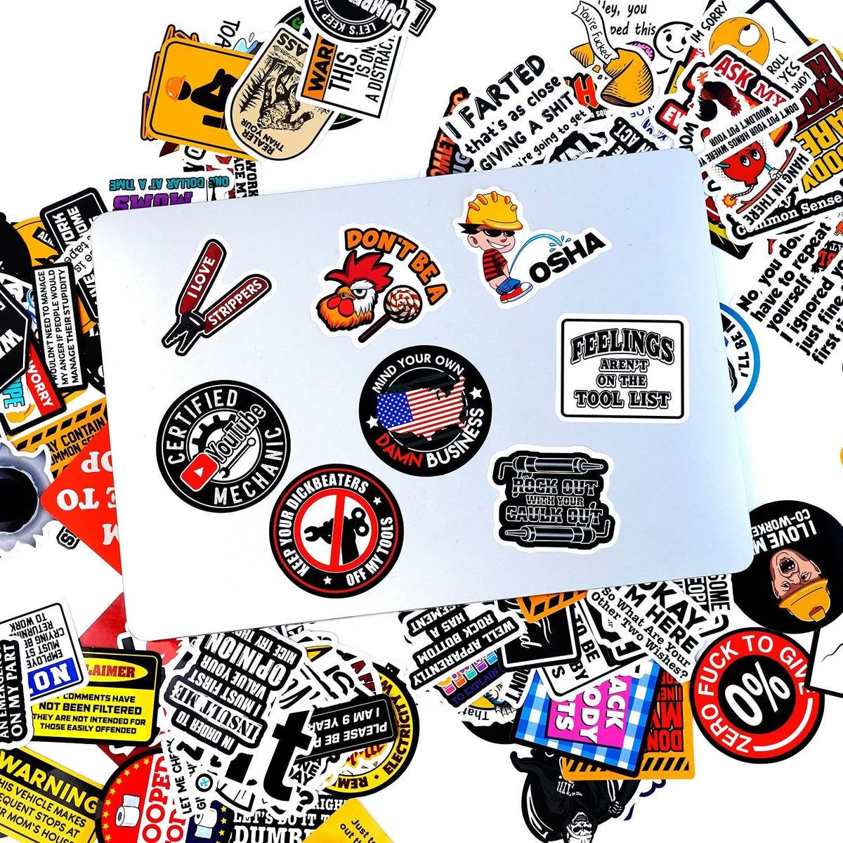 224 PCS Hard Hat Stickers for Adults – bulk sticker assortment