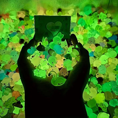 Glow-in-the-Dark Mini Resin Animal Mystery Bag