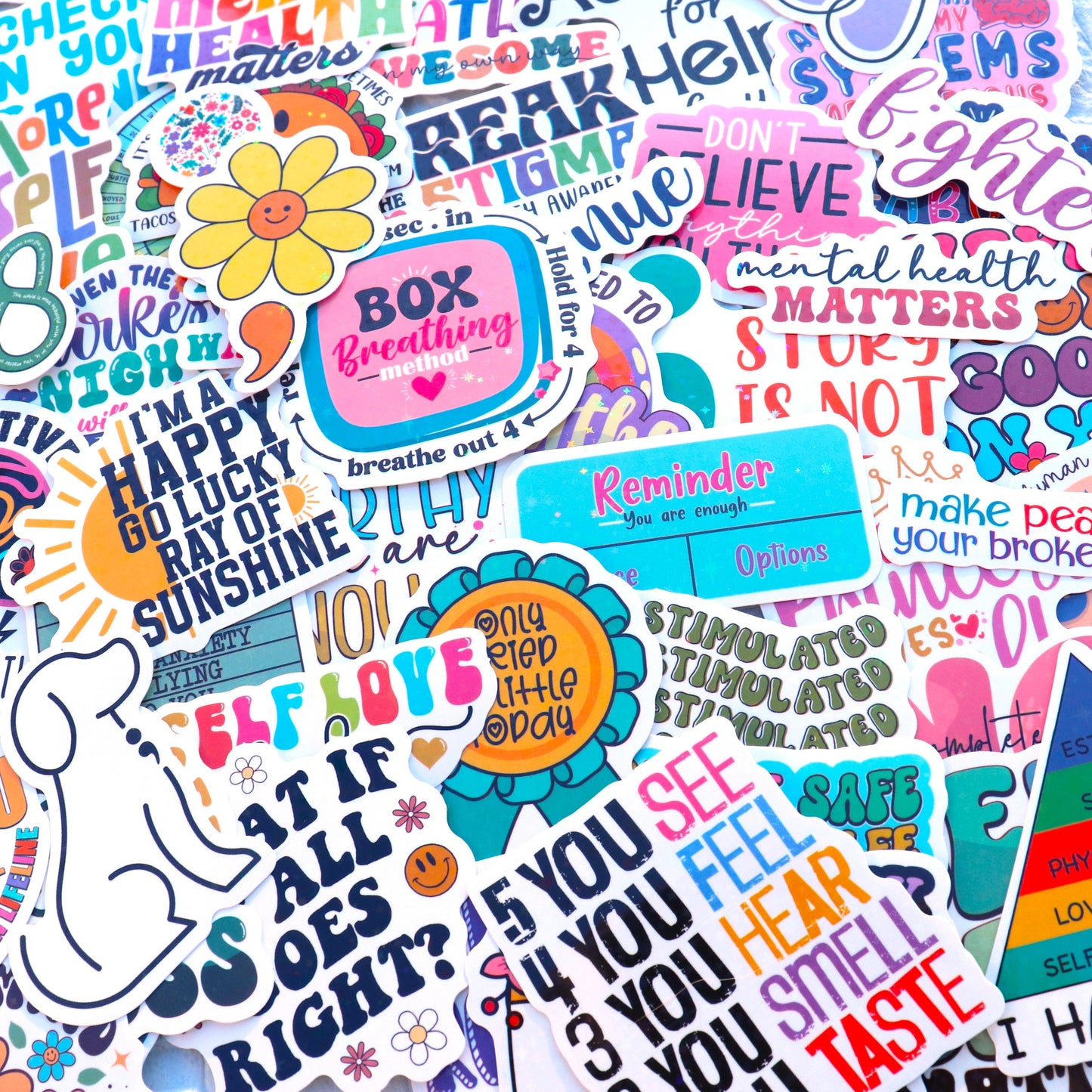 150 PCS Mental Health Matters Stickers
