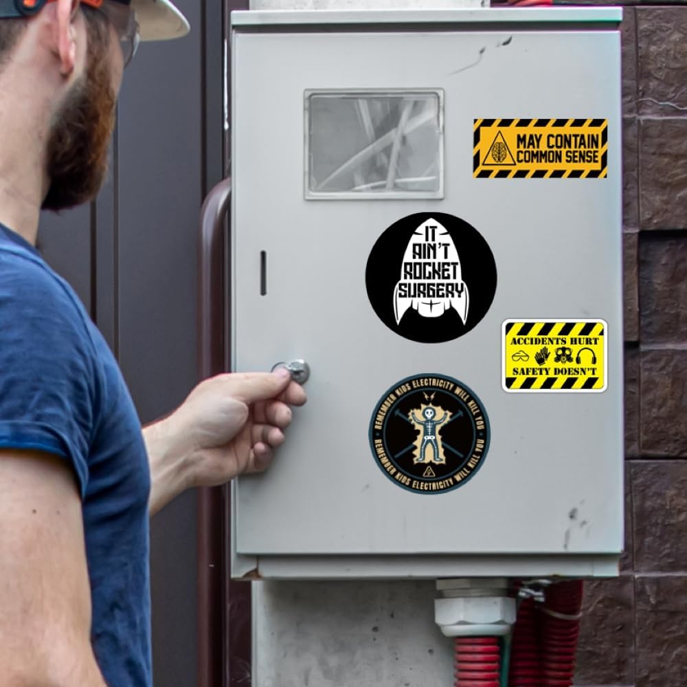 150 PCS Funny Hard Hat Stickers for Adults