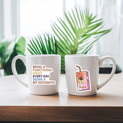 200-Piece Waterproof Adult Humor Sticker Pack