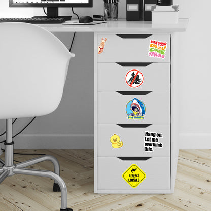 130 PCS Funny Anti-Social Stickers
