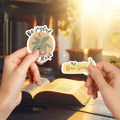 Puraesla Faith That Sticks – 300 Holographic Bible Verse Stickers