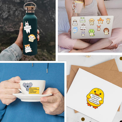 50PCS Emotional Support Animal Stickers