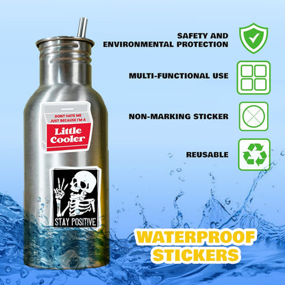 73 Pcs Funny Stickers for Adults Dirty Humor, Waterproof