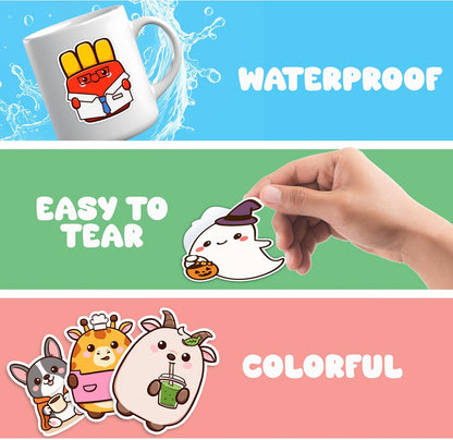 Puraesla Pocket Pals – 156-Piece Animal Sticker Pack