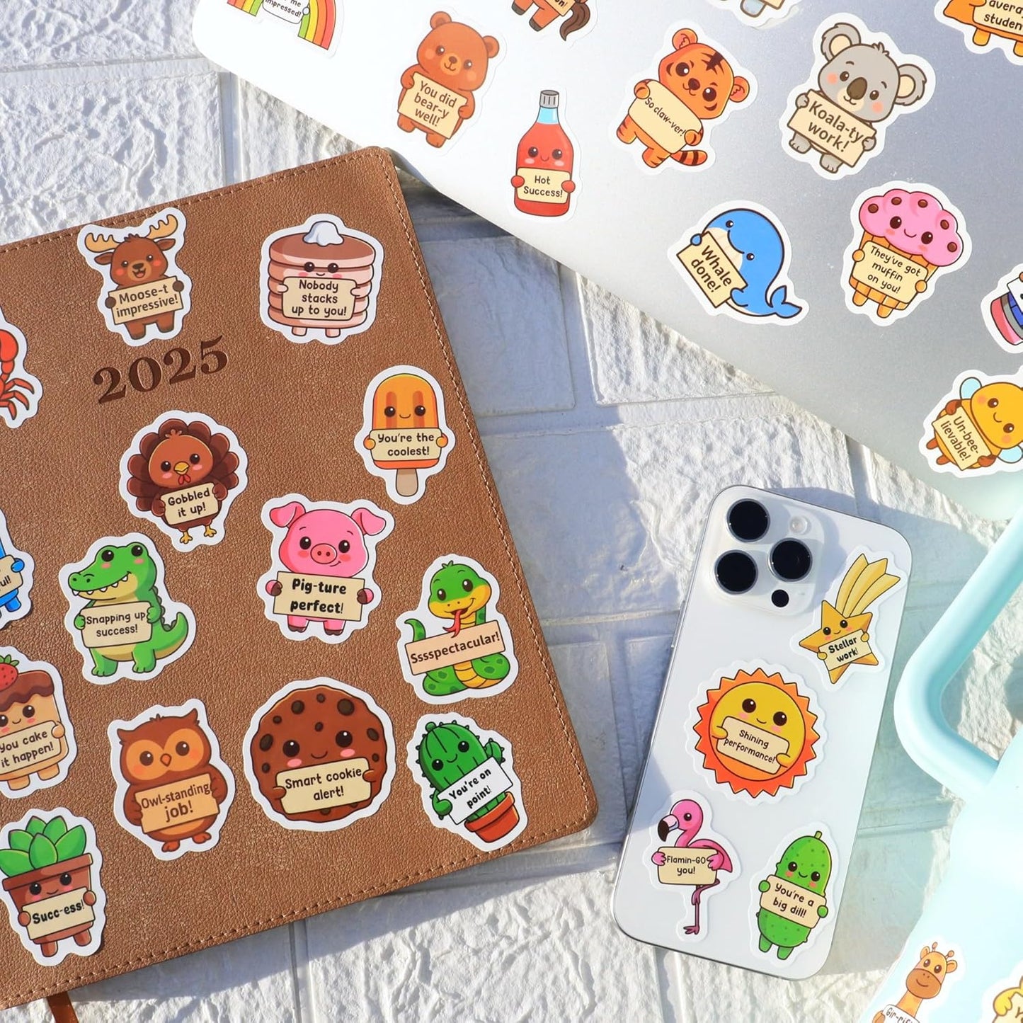 200PCS Punny Pals Stickers for Kids