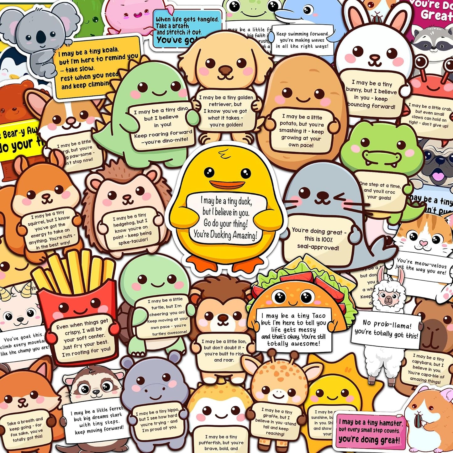 50PCS Emotional Support Animal Stickers