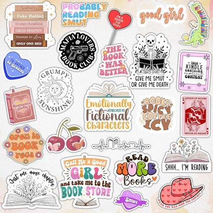 120 PCS Romance Book Stickers for Kindle