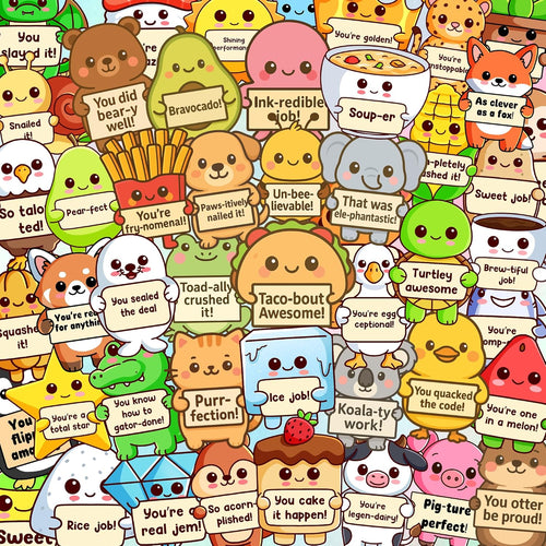 200PCS Punny Pals Stickers for Kids