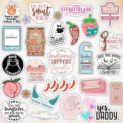120 PCS Smutty Book Stickers
