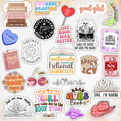 120 PCS Smutty Book Stickers