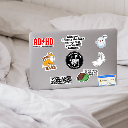 130 PCS Funny Anti-Social Stickers