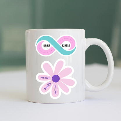 150 PCS Mental Health Matters Stickers