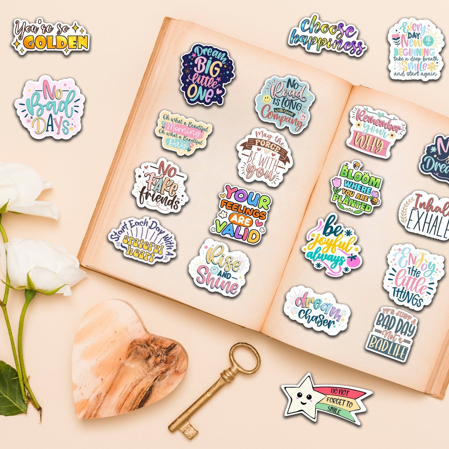 200 PCS Motivational Stickers