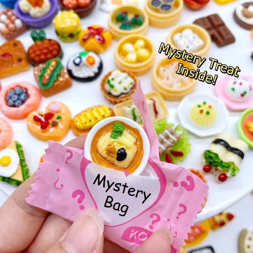 Mystery Foodie Bags - Ultra-Realistic Miniature Food & Drink Collectibles | DIY Decor, Dollhouse Accessories & Sensory Surprise Toys