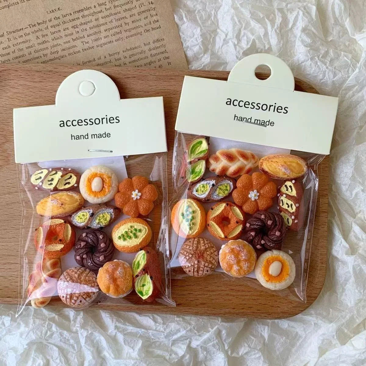 Hyper-Realistic Miniature French Bakery Resin Charms – DIY Decoden & Memo Magnet Supplies