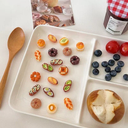 Hyper-Realistic Miniature French Bakery Resin Charms – DIY Decoden & Memo Magnet Supplies – size and scale