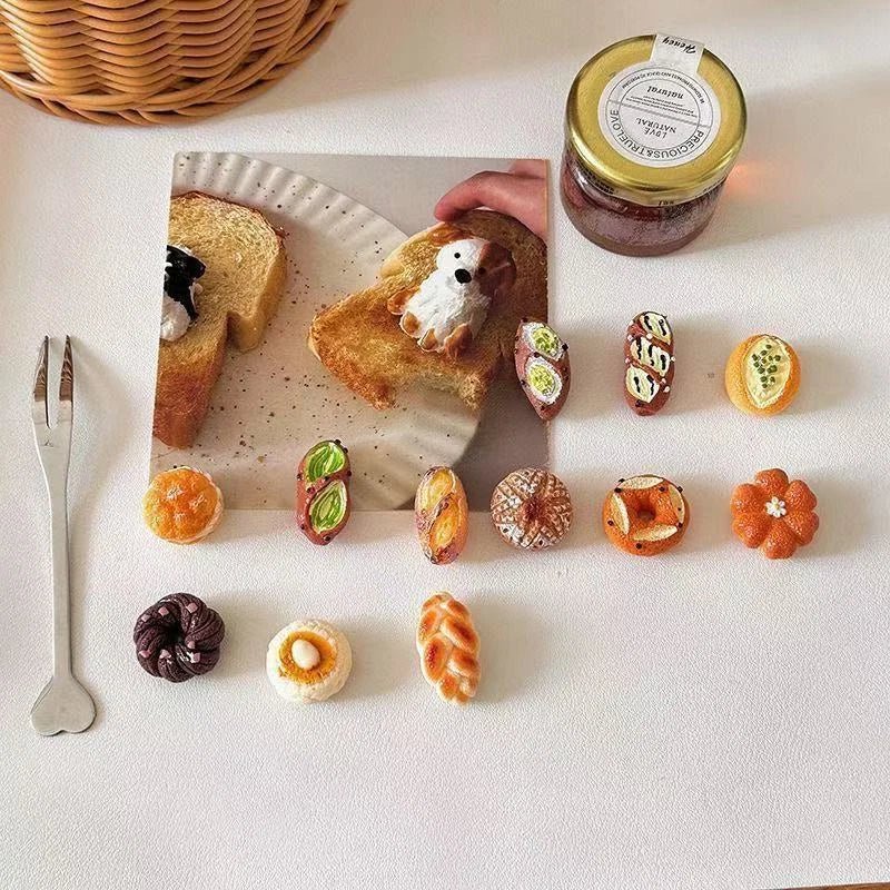Hyper-Realistic Miniature French Bakery Resin Charms – DIY Decoden & Memo Magnet Supplies – DIY craft decoration ideas