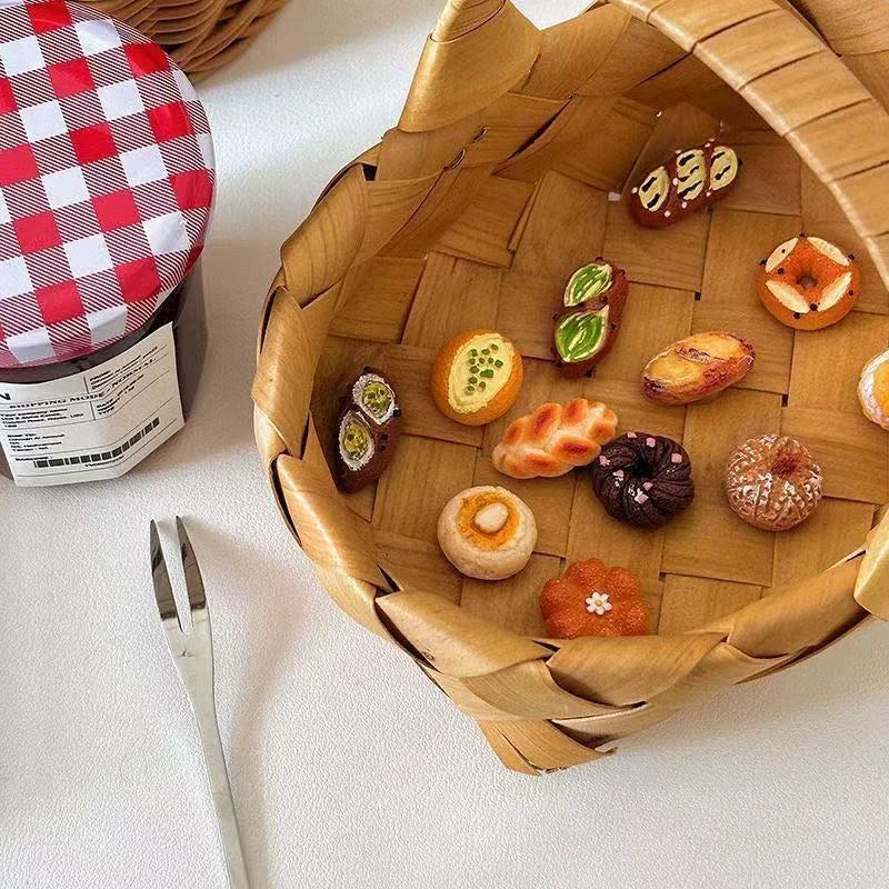 Hyper-Realistic Miniature French Bakery Resin Charms – DIY Decoden & Memo Magnet Supplies – pack contents