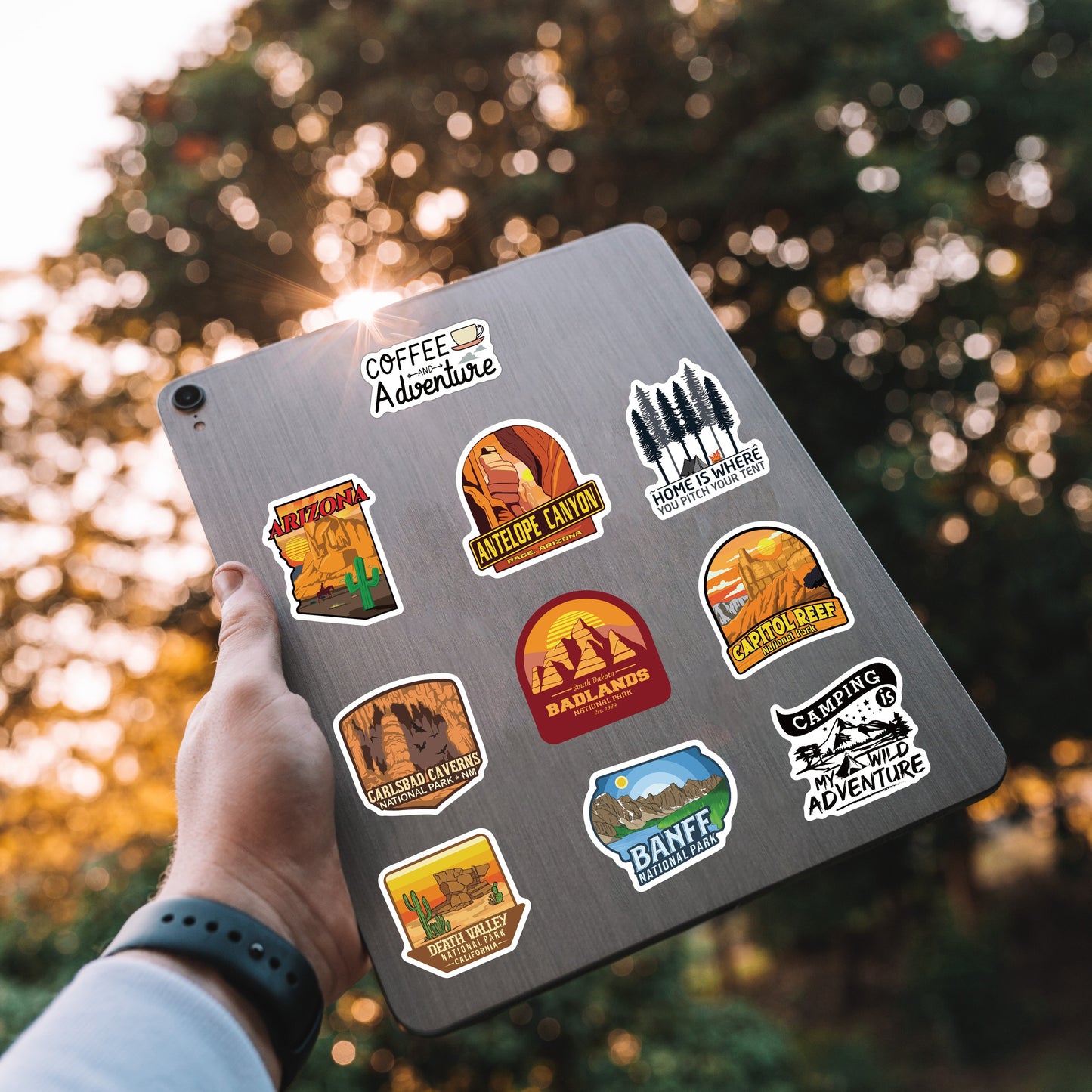156 PCS National Parks Stickers