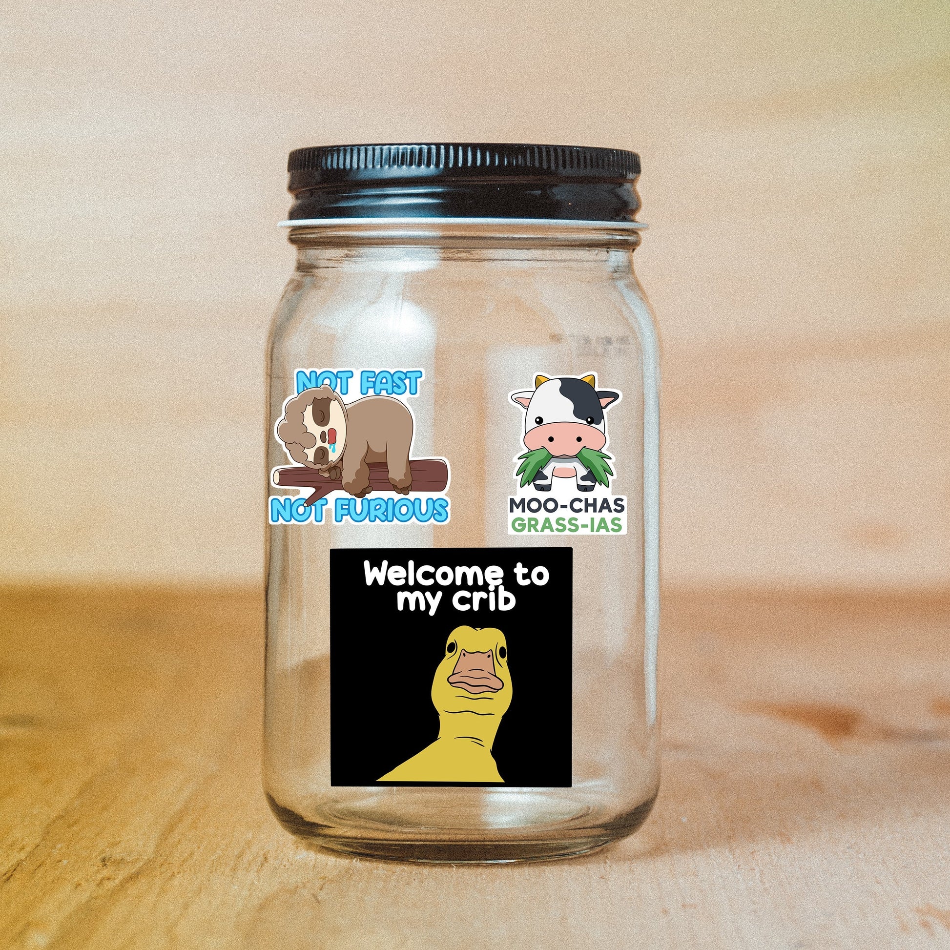 110 PCS Funny Animal Meme Stickers