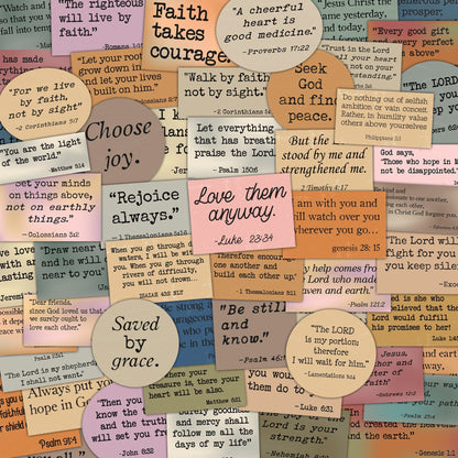 150 PCS Christian Bible Verse Stickers
