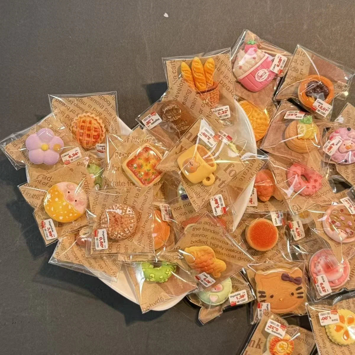 Miniature Dessert & Bakery Blind Bag Toys – size and scale