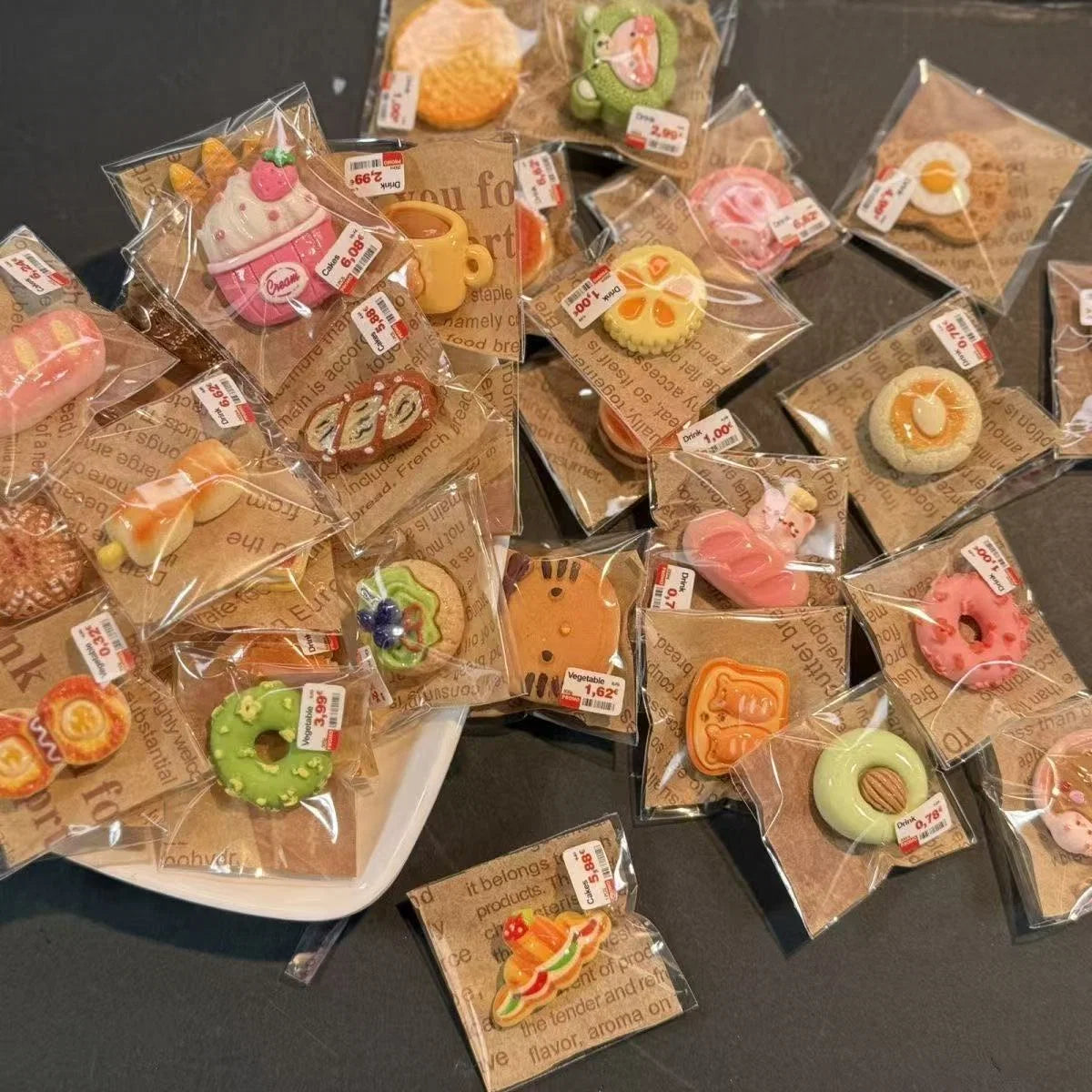 Miniature Dessert & Bakery Blind Bag Toys – DIY craft decoration ideas