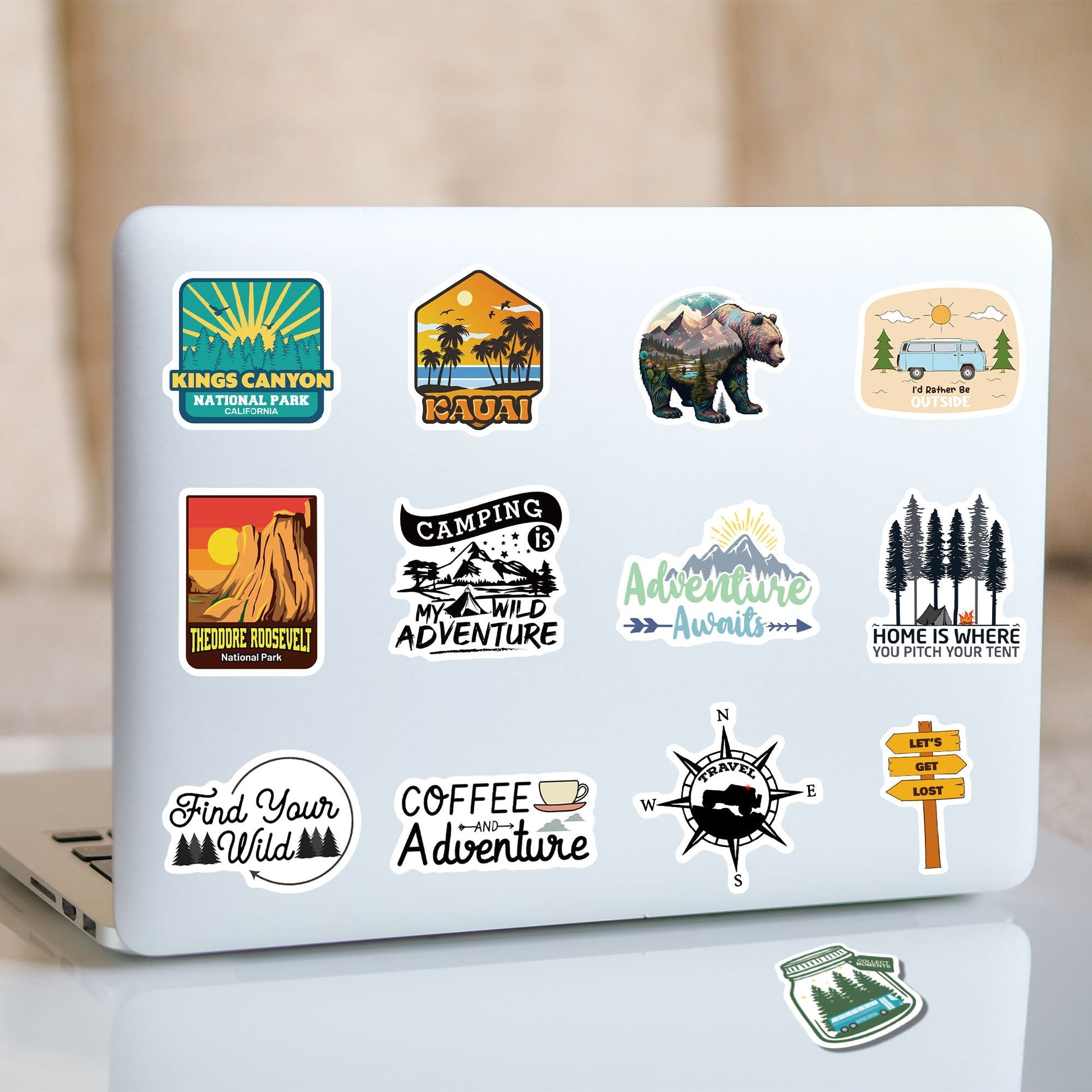 156 PCS National Parks Stickers