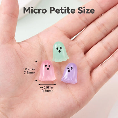 Mini ghost size shown in the palm of a hand